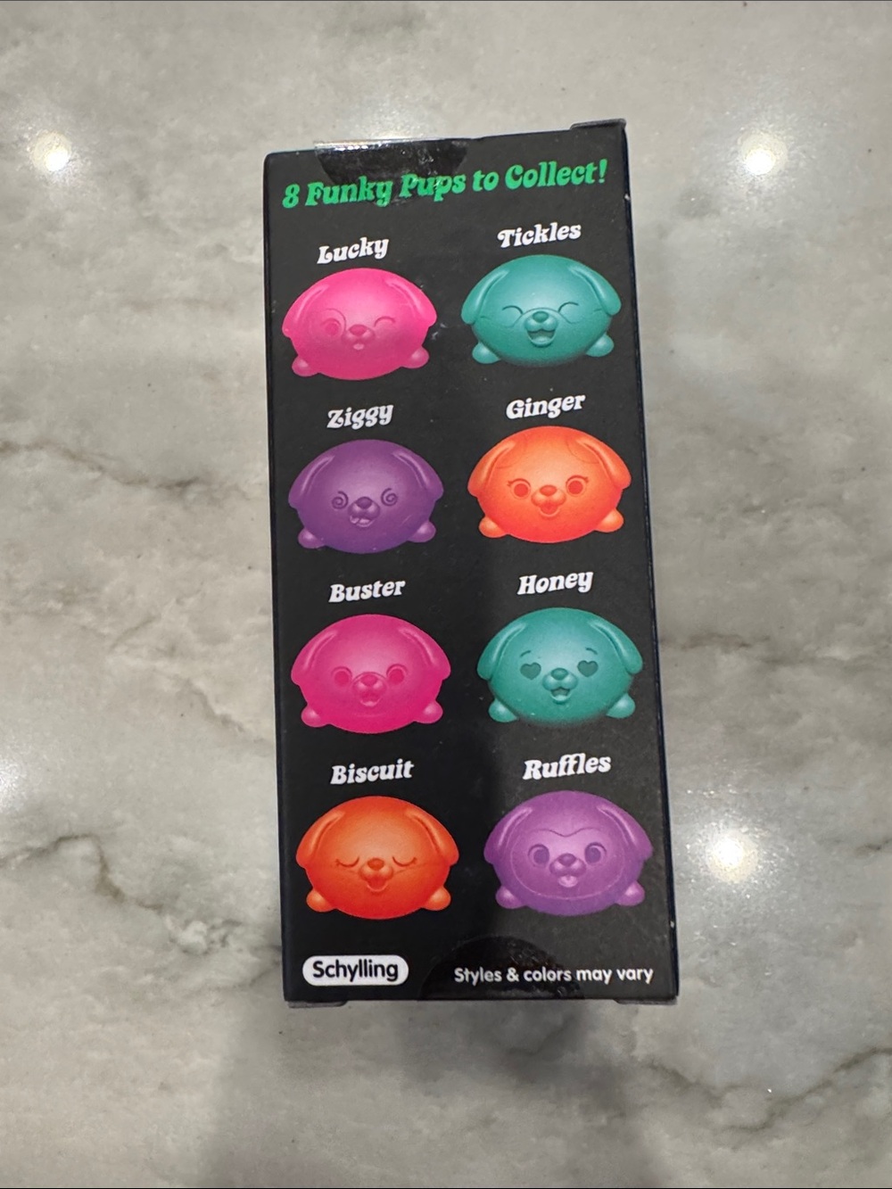 Teenie Needoh Funky Pup 3-Pack Kids Toy - Purple, Orange, Pink - Picture 4 of 5